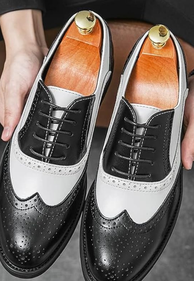 Ethonor Brogue Wingtip, Tan and Oxblood