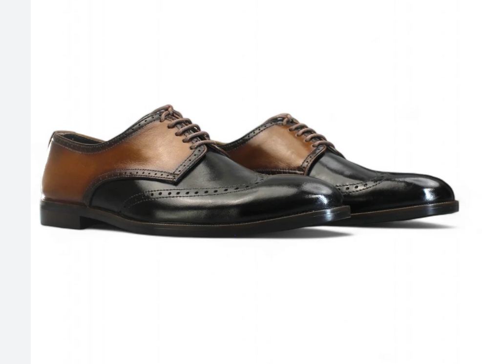 Ethonor Customized Oxford, Black and Cognac